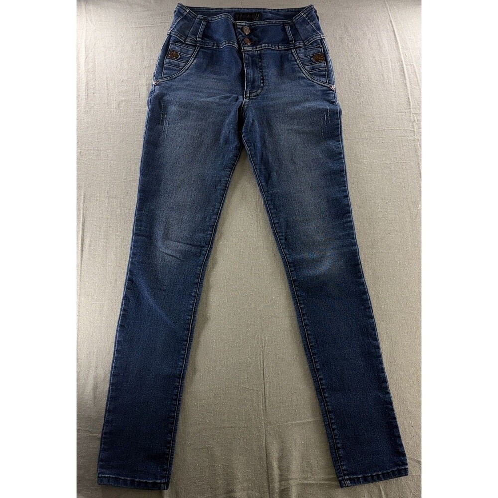 Silver Jeans Co. High-Waisted Skinny Jeans Medium Wash Blue - Size 11